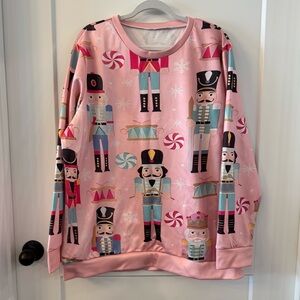 Pink Nutcracker Themed Top Juniors Plus Size